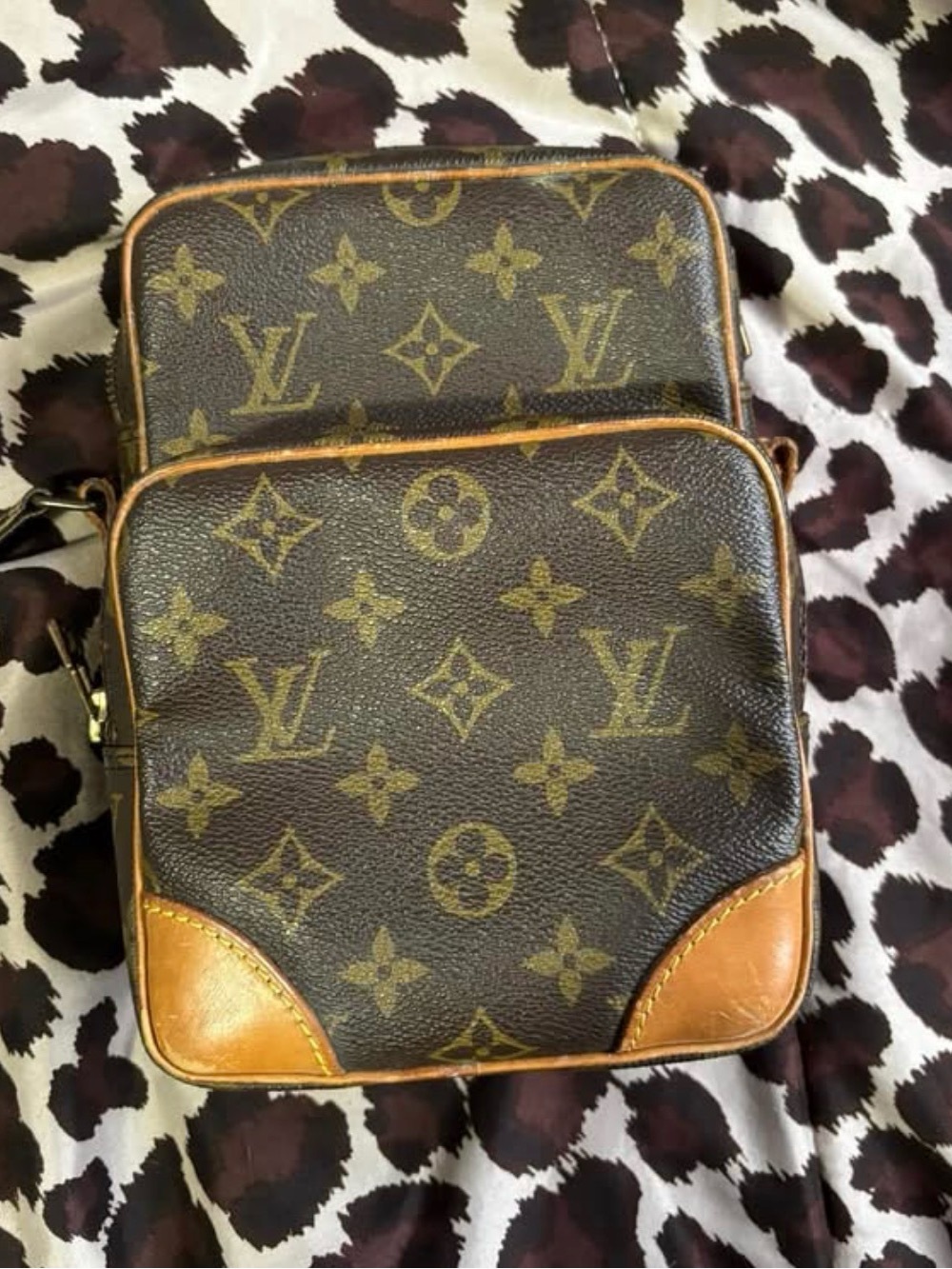 Louis Vuitton Brown Monogram Canvas Crossbody Bag